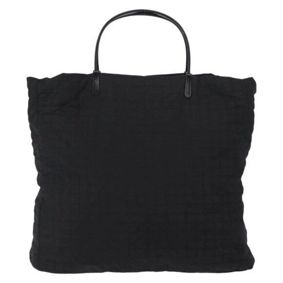 PRADA Hand Bag Nylon Black Silver Auth ka079 - Picture 2 of 16